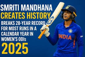 Smriti Mandhana records
