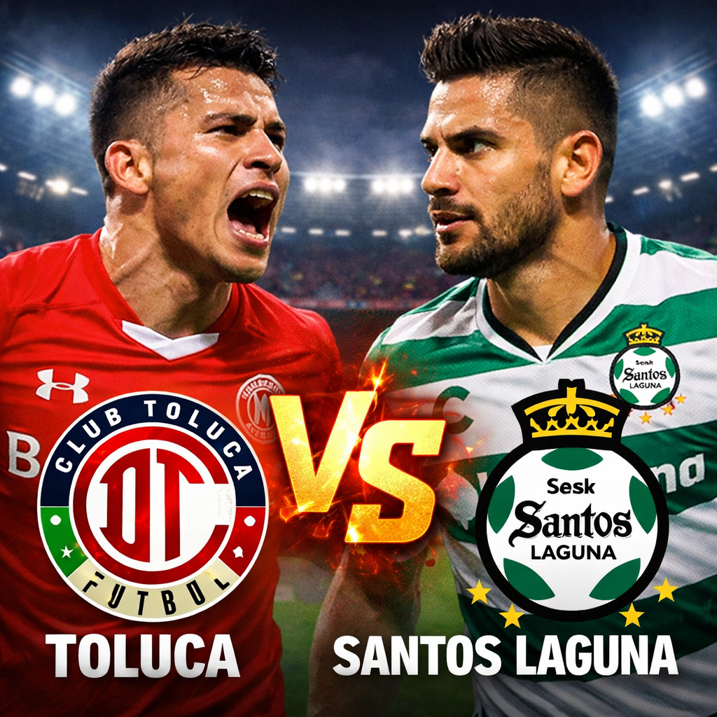 Toluca vs Santos Laguna