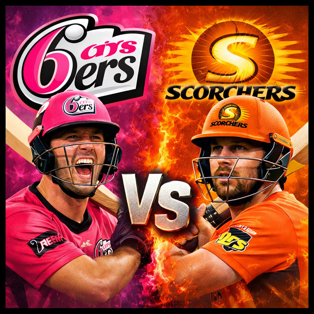 Perth Scorchers vs Sydney Sixers