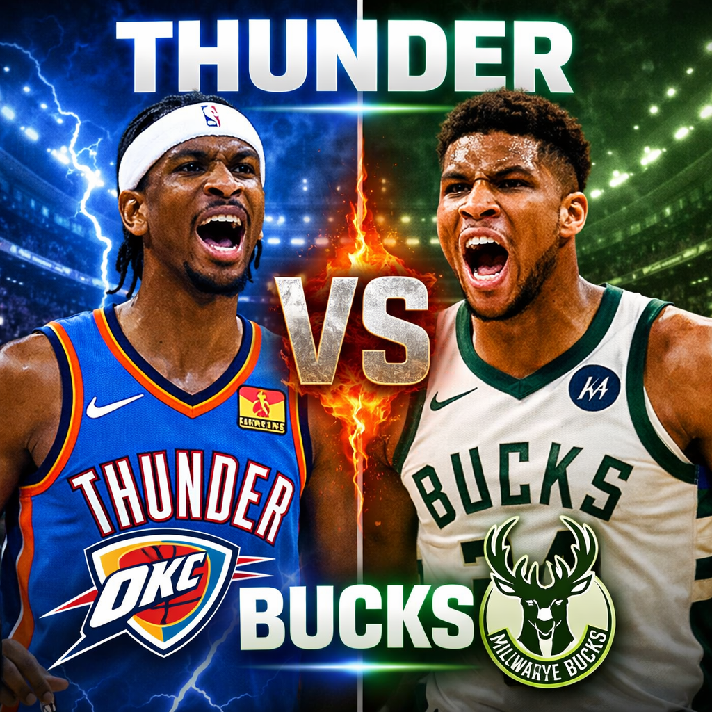 Thunder vs Bucks NBA