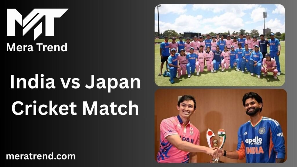 India vs Japan cricket match