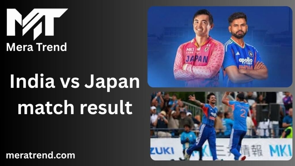 India vs Japan match result