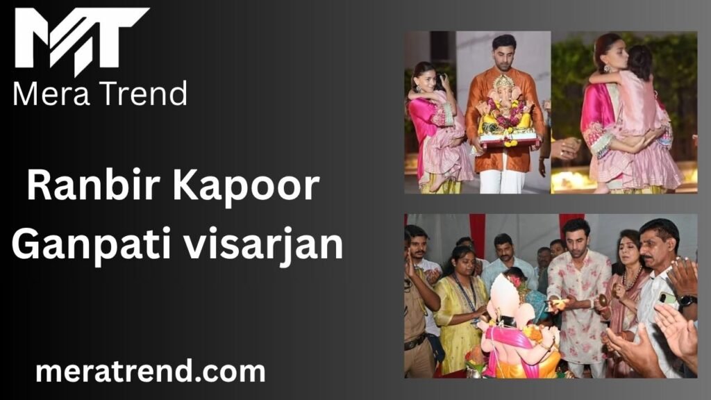 Ranbir Kapoor Ganpati visarjan
